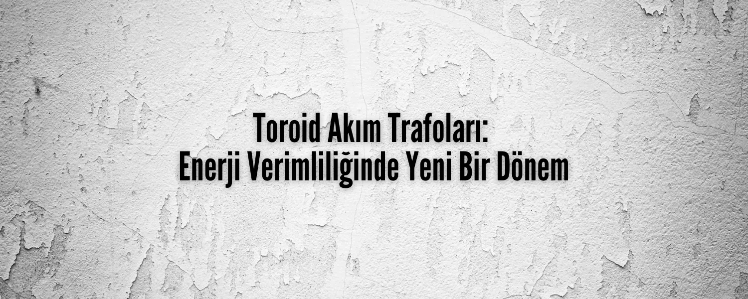 Toroid Akım Trafoları