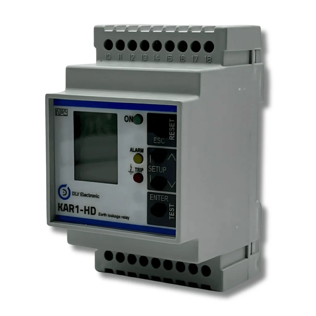 DLY KAR1-HD-30 A Tipi Dijital Harmonik Filtreli Kaçak Akım Röleleri